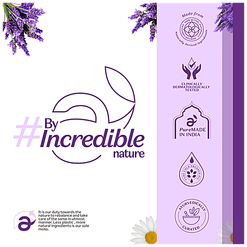 Atulya Lavender & Chamomile Foaming Face Wash - With In-Built Soft Brush, Lightening, Soothing, 150 ml  