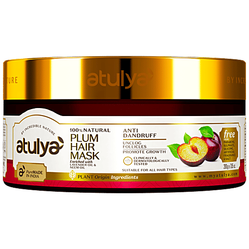 Buy ATULYA Plum Hair Mask With Neem Oil, Anti Dandruff, Promotes