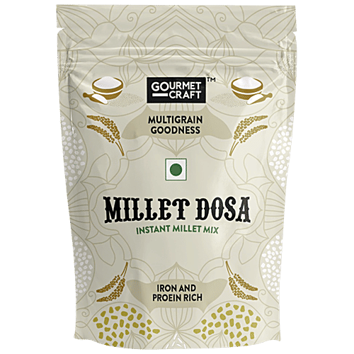 Gourmet Craft Instant Millet Dosa Mix - Rich In Protein & Iron, Healthy, No Added Sugar, 250 g  