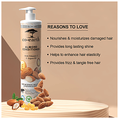 ColorBar Co-Earth Almond Conditioner - For Intense Moisture & Nourishment, 300 ml