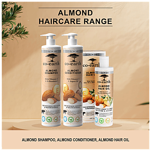 ColorBar Co-Earth Almond Conditioner - For Intense Moisture & Nourishment, 300 ml