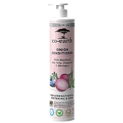 ColorBar Co-Earth Onion Conditioner - For Strengthening, Softening & Shine, 300 ml  