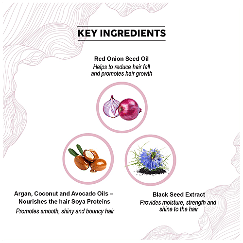 ColorBar Co-Earth Onion Hair Mask - For Hair Fall Control & Shine, 200 g  