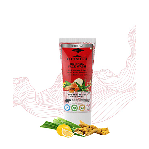 ColorBar Co-Earth Retinol Face Wash - For Anti-Ageing & Restoring, 100 ml  