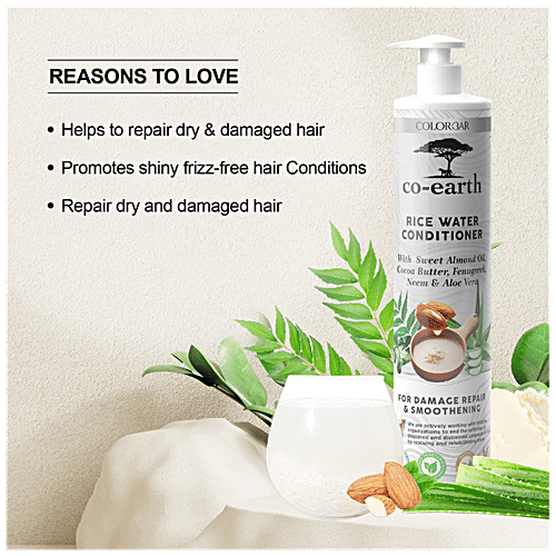 Buy ColorBar CoEarth Rice Water Conditioner For Damage Repair & Smoothening Online at Best