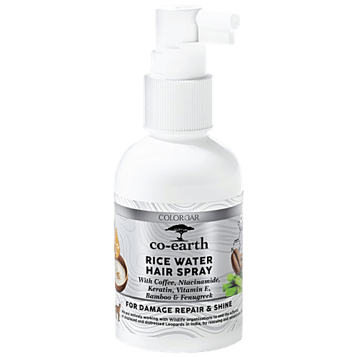 ColorBar Co-Earth Rice Water Hair Spray - For Damage Repair & Shine, 100 ml  