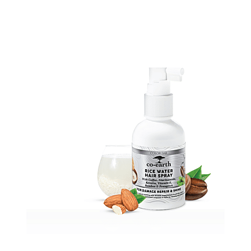 ColorBar Co-Earth Rice Water Hair Spray - For Damage Repair & Shine, 100 ml  