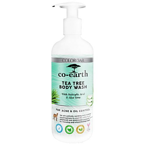 Buy ColorBar CoEarth Tea Tree Body Wash Nourishes Skin, For Acne