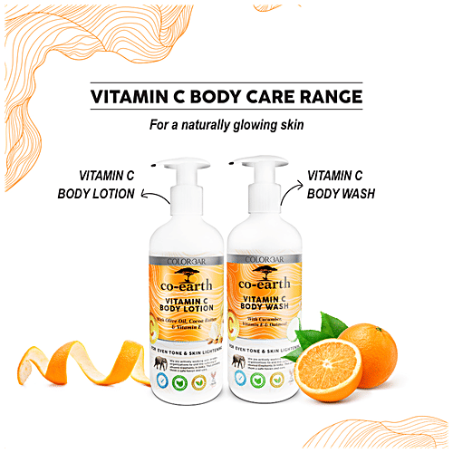 Buy ColorBar CoEarth Vitamin C Body Wash For Even Tone & Skin