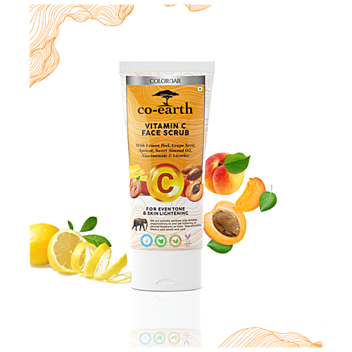 Buy ColorBar CoEarth Vitamin C Face Scrub For Even Tone & Skin