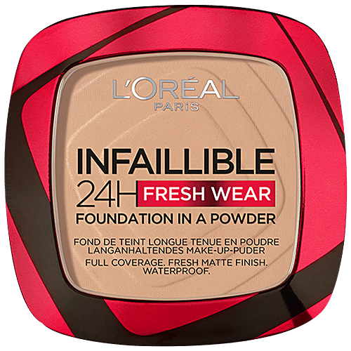 L'Oreal Paris Infallible 24H Fresh Wear Foundation Powder, 9 g 120 Vanilla