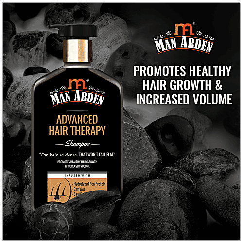 Man Arden Advanced Hair Therapy Shampoo - With Pea Protein, Caffeine, Promote Growth, 250 ml  