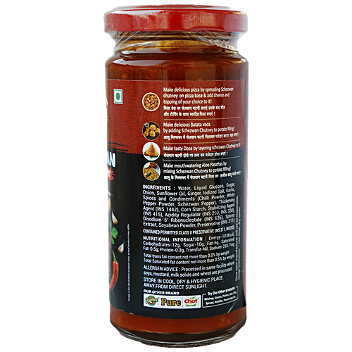 9 AM Schezwan Chutney - Accompaniment For Momos, 250 g  