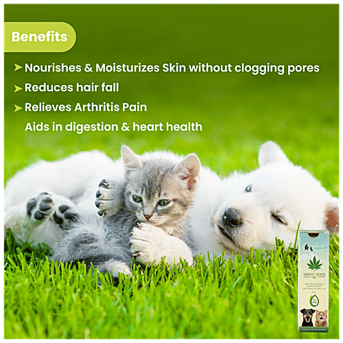 Buy Wiggles.in Hemp Seed Oil For Dogs Cats Pain Anxiety Relief Pet