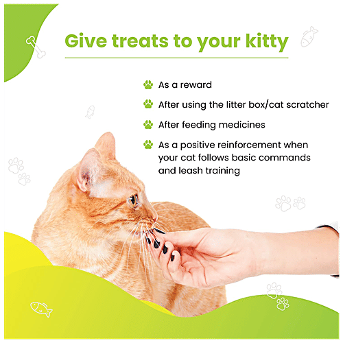 Wiggles.in Kittystix Cat Treats For Kittens Kitty Soft - Tasty Training Snacks, Heart Health, Chicken & Herbs, 280 g  