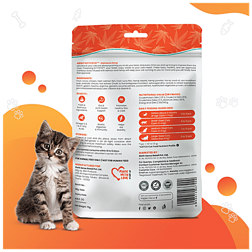 Buy Wiggles.in Kittystix Cat Treats For Kittens Kitty Soft Tasty