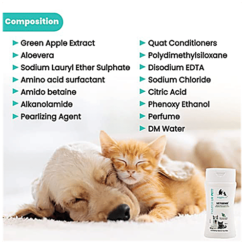 Buy Wiggles.in VetGenie Dog Cat Bath Shampoo Puppy Odour Eliminating