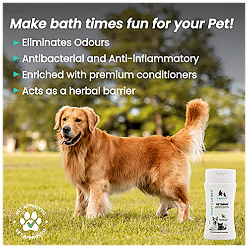 Buy Wiggles.in VetGenie Dog Cat Bath Shampoo Puppy Odour Eliminating