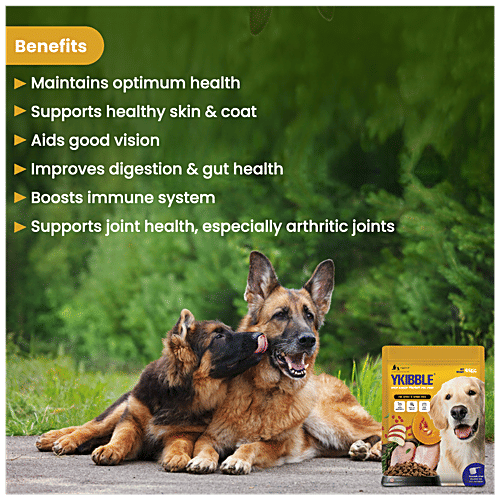 Wiggles.in Ykibble Dog Food Adult Pet - Oven Baked Nutritionally Balanced Food, Chicken & Vegetables, 9.5 kg  