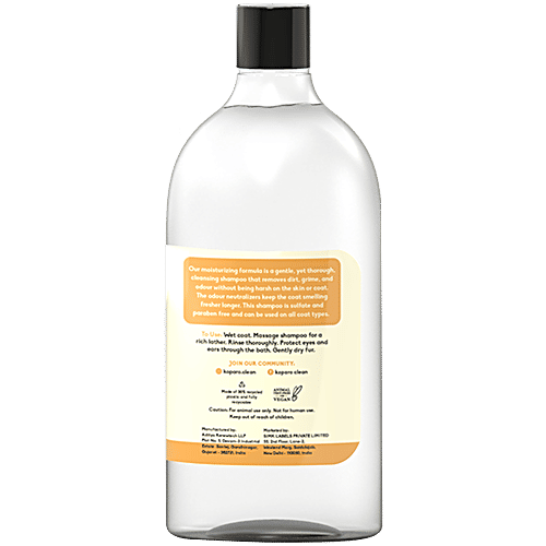 Koparo Clean Dog Shampoo - Honey & Vanilla, Promotes Skin Health, Safe For Puppies Over 6 Weeks, 300 ml