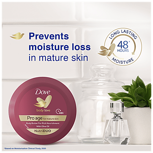 Buy Dove Body Love Pro Age Body Butter For Mature Skin, Paraben Free