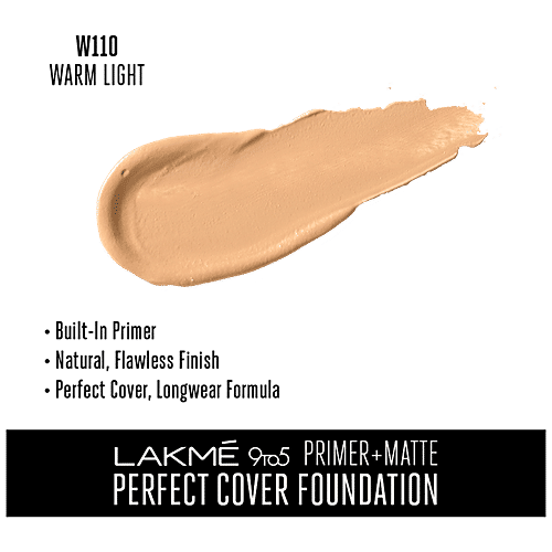 Buy Lakme 9 To 5 Primer+Matte Perfect Cover Foundation Flawless