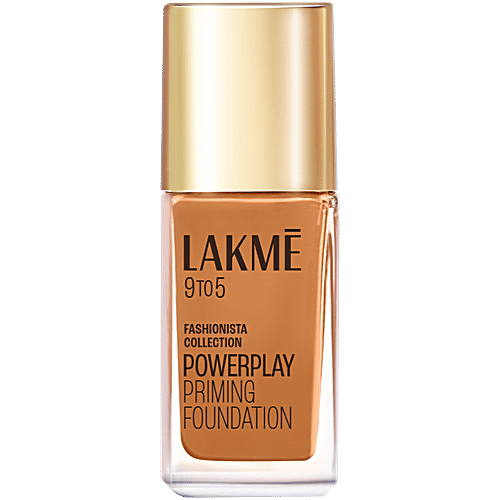 Lakme 9to5 Powerplay Priming Foundation Built in Primer Long-Lasting SPF 20 Cool Mocha, 25 ml C330 Cool Mocha 
