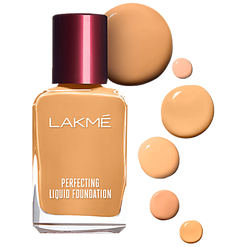 Buy Lakme Perfecting Liquid Foundation Flawless Coverage, Water