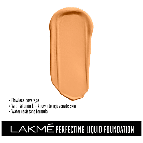 Buy Lakme Perfecting Liquid Foundation Flawless Coverage, Water