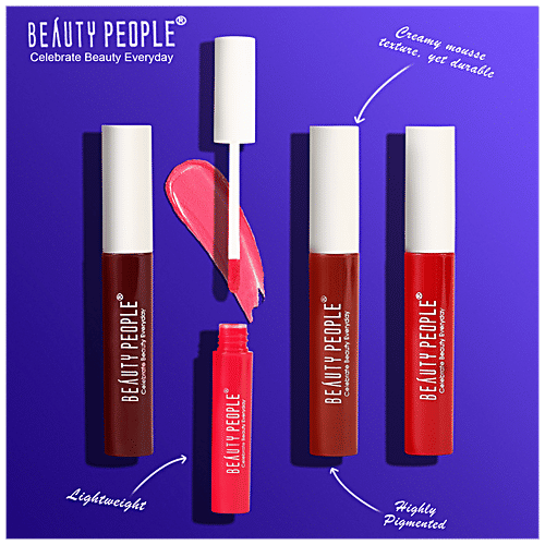 Buy Beauty People Matte Lip Cream Smudge & TransferProof Formula