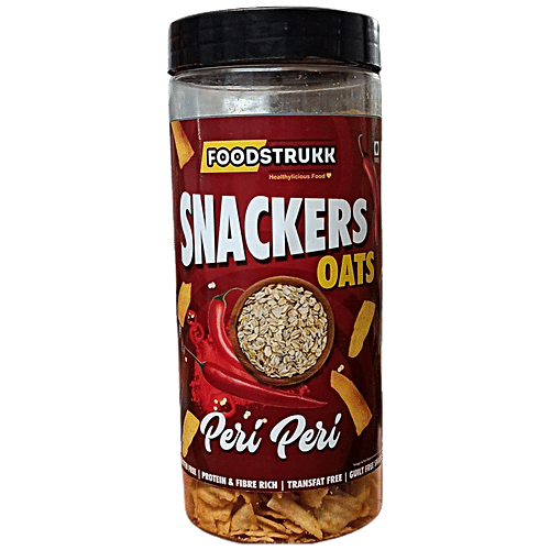 Buy Foodstrukk Oats Peri Peri Snackers Millet Snacks, Super Food