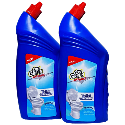 Buy Oxi Green Max Force Toilet Cleaner Original, Fights Germs