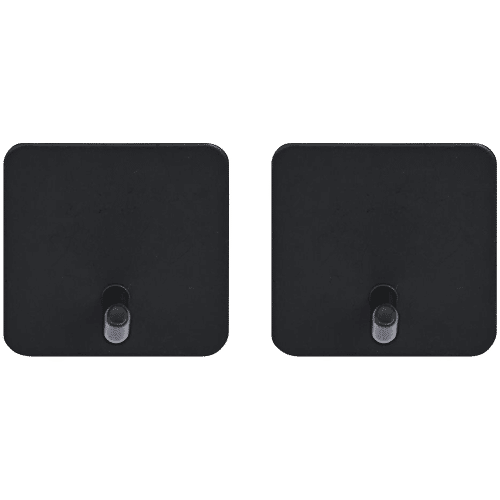 bb home Stainless Steel Spray Square Adhesive Hook Set - Strong Grip, Max. Load 2.0 kg, 2 pcs  