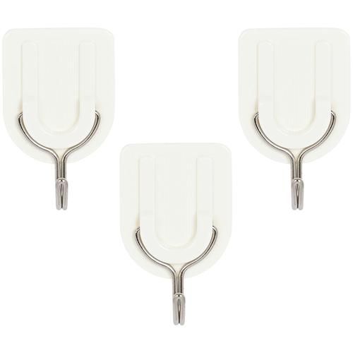 Buy BB Home Plastic & Stainless Steel Classic Adhesive Hook Set - Strong  Grip, Max. Load 2.0 kg, Medium Online at Best Price of Rs 169 - bigbasket