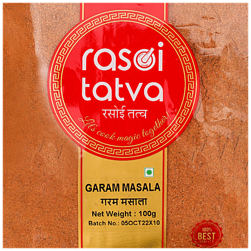Rasoi Tatva Garam Masala Powder - Premium Quality, 100 g  