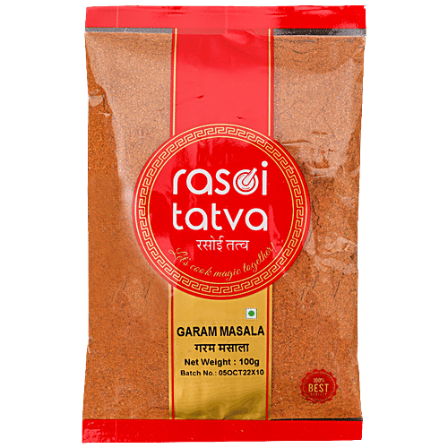 Rasoi Tatva Garam Masala Powder - Premium Quality, 100 g  