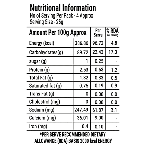 BAKERS Custard Powder - Vanilla Flavour, 100 g Box 
