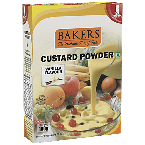 Buy BAKERS Custard Powder Vanilla Flavour Online at Best Price of Rs