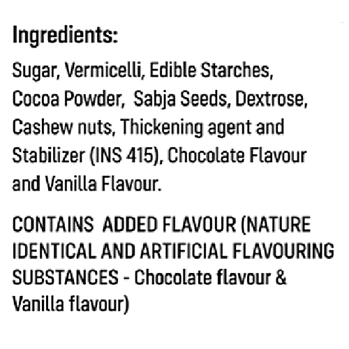BAKERS Falooda Mix - Chocolate Flavour, 200 g Box