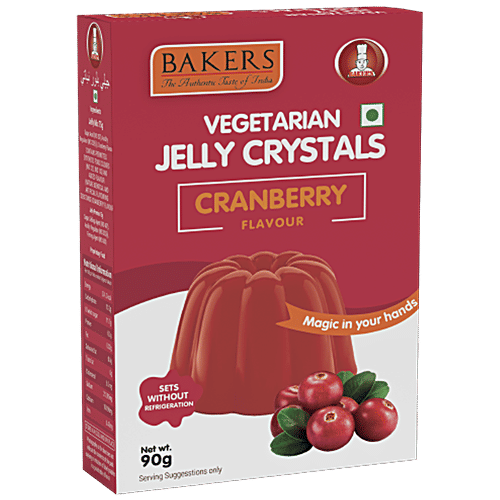 Buy BAKERS Vegetarian Jelly Crystals Cranberry Flavour Online at Best