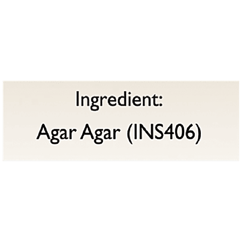 BAKERS Plain China Grass - Thickening Agent, For Desserts, Custards, Puddings, 10 g Box 