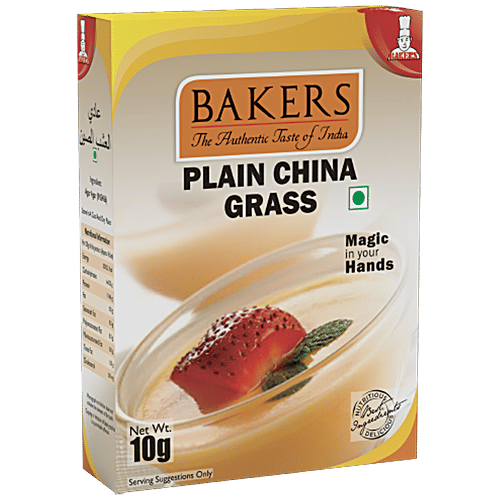 Buy BAKERS Plain China Grass Thickening Agent, For Desserts, Custards