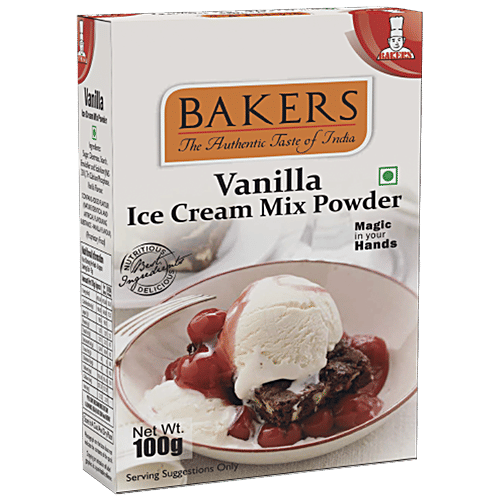 Buy BAKERS Ice Cream Mix Powder Vanilla Flavour Online at Best Price