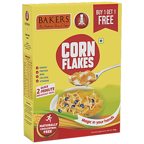 Buy BAKERS Corn Flakes Rich In Protein, Calcium & Vitamins