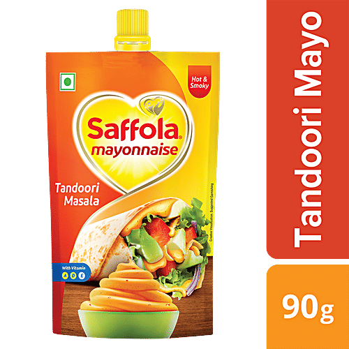 Buy Saffola Mayonnaise Tandoori Masala, Hot & Smoky Flavour, Eggless