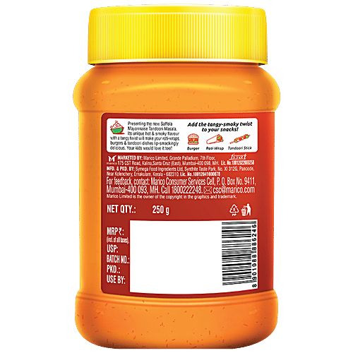 Buy Saffola Mayonnaise Tandoori Masala, Hot & Smoky flavour, Eggless