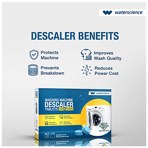 Buy WaterScience Washing Machine Descalers Lemon Fragrance, Protects
