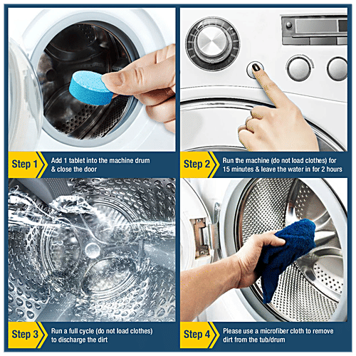 Buy WaterScience Washing Machine Descalers Lemon Fragrance, Protects