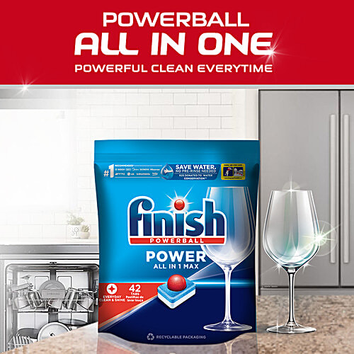 Buy Finish Dishwasher Tablets Powerball All In 1 Max Online at Best