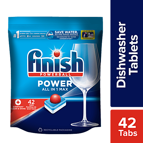 Buy Finish Dishwasher Tablets Powerball All In 1 Max Online at Best